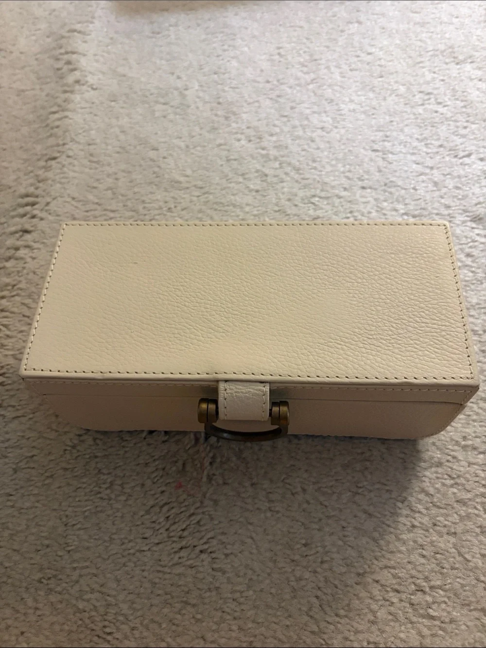 Pottery Barn Cream Jewelry Box